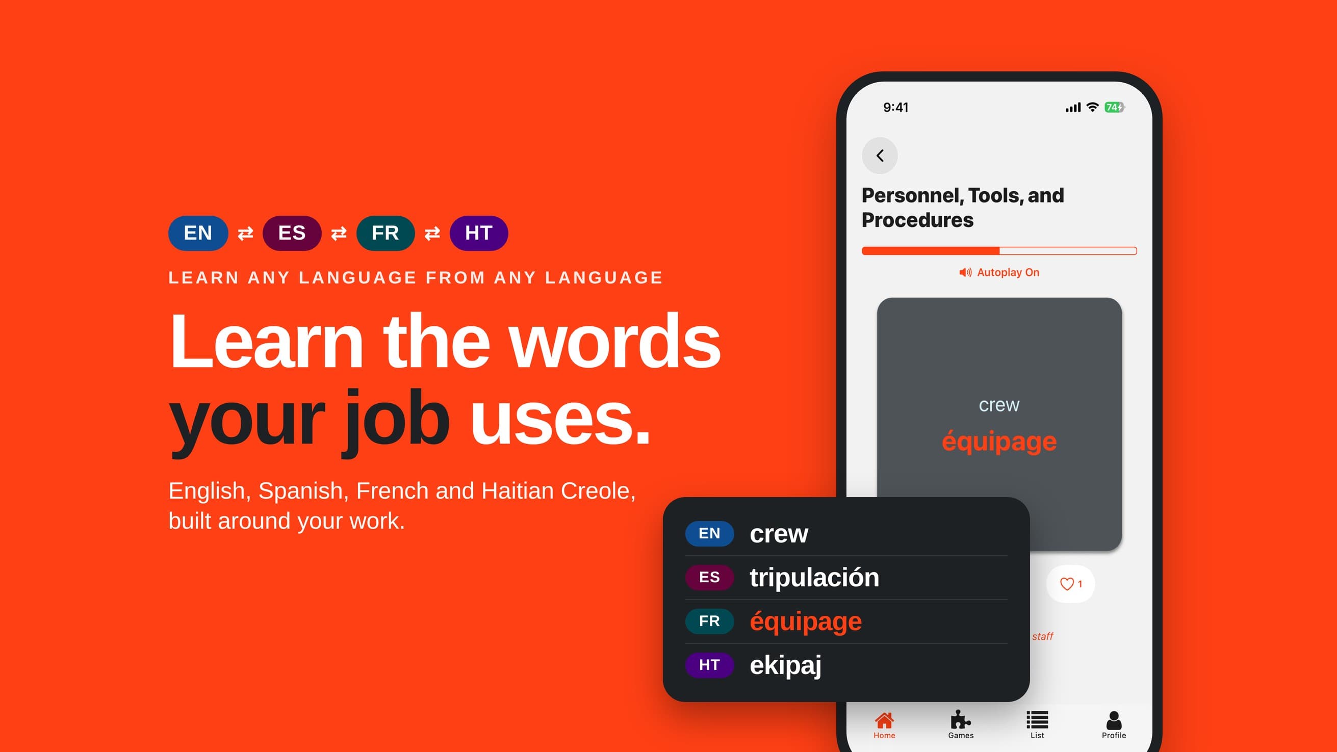 Words for the Job